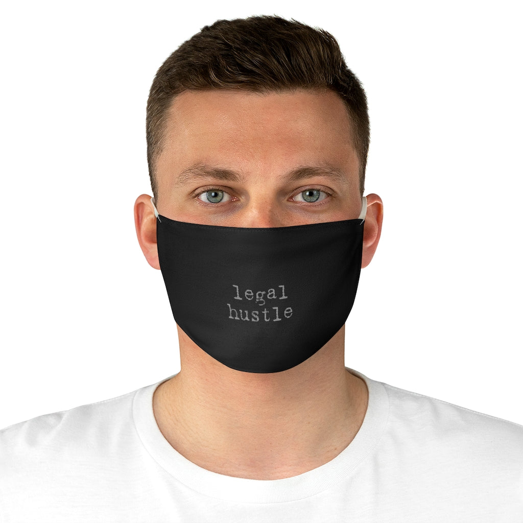 Legal Hustle Black Fabric Face Mask