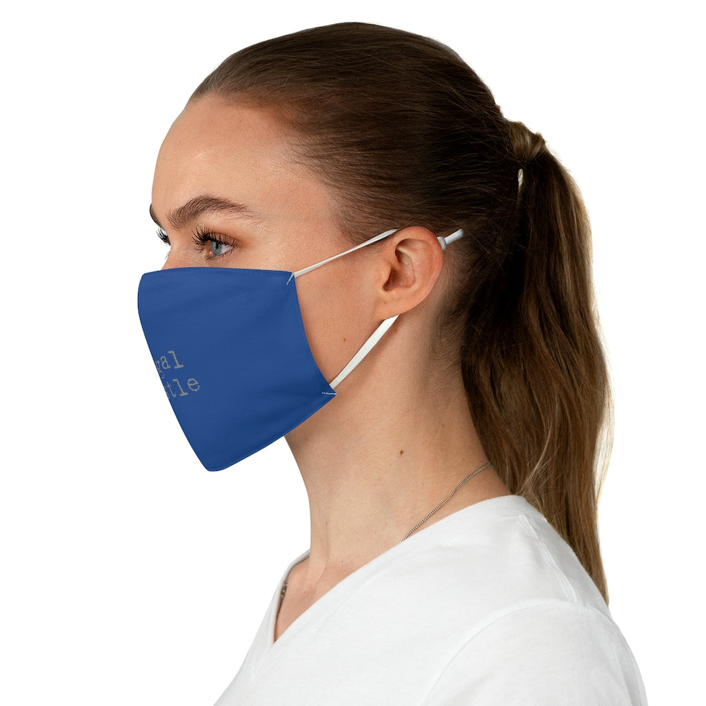 Legal Hustle Blue Fabric Face Mask