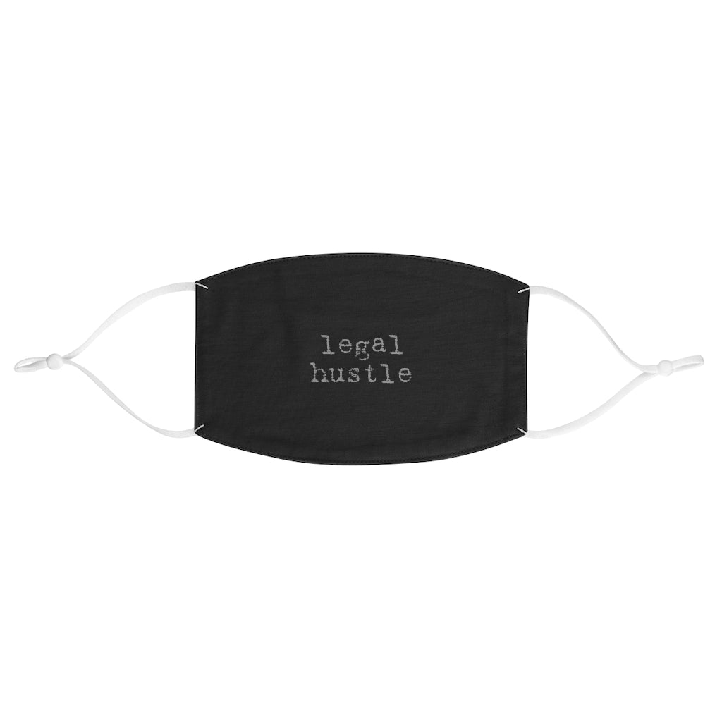 Legal Hustle Black Fabric Face Mask