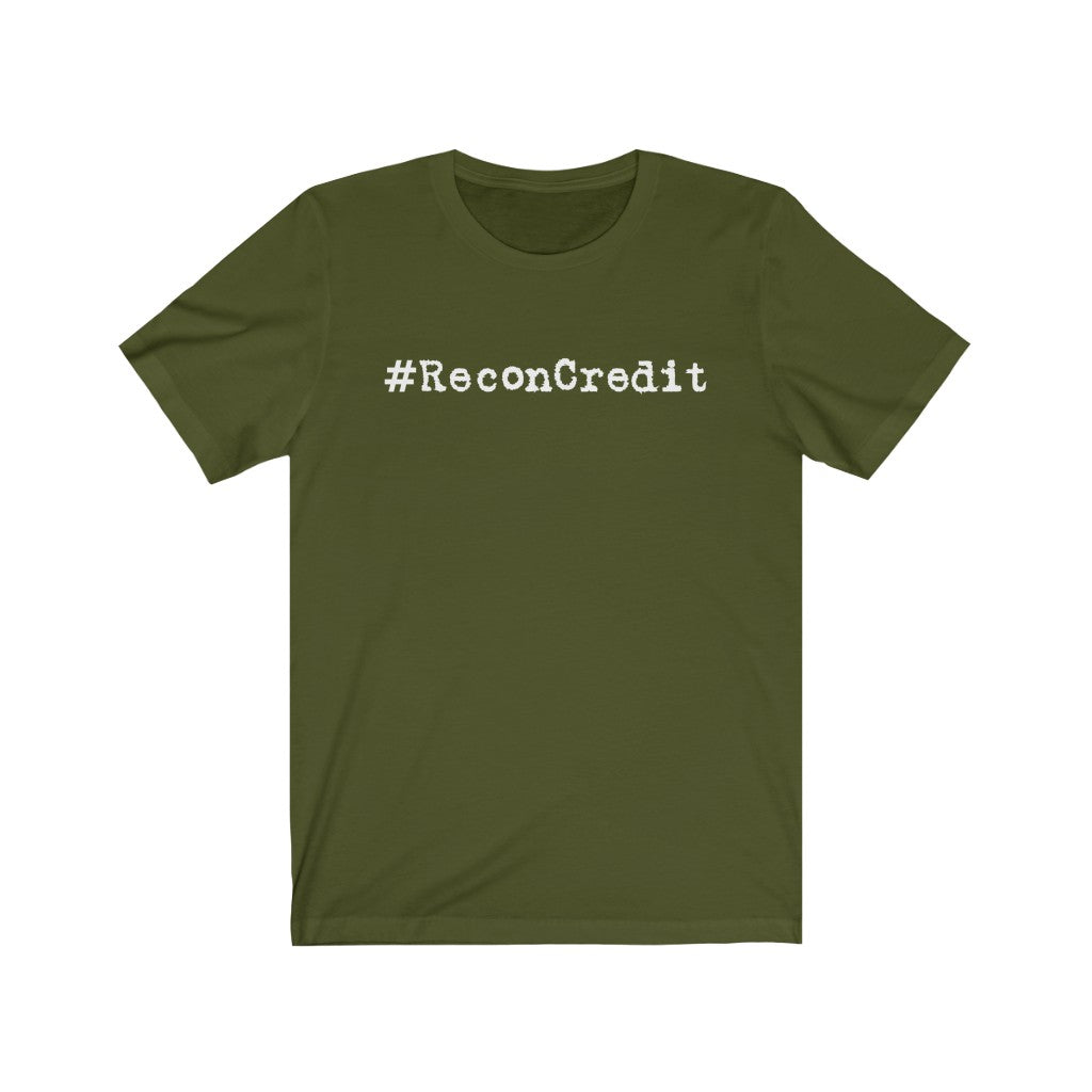 ReconCredit Unisex Jersey Short Sleeve Tee