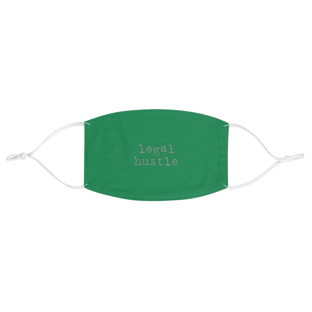 Legal Hustle Green Fabric Face Mask