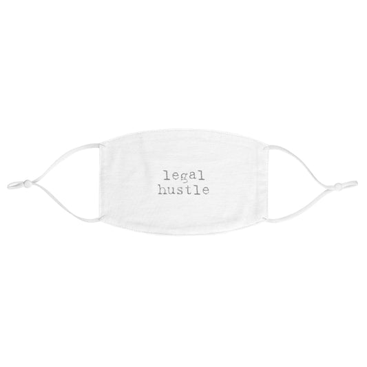 Legal Hustle White Fabric Face Mask